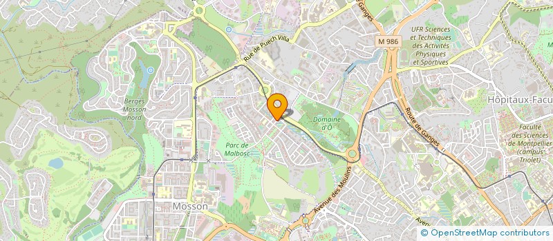 localisation de l'entreprise MADAME FREDERIQUE SIMOULIN à MONTPELLIER