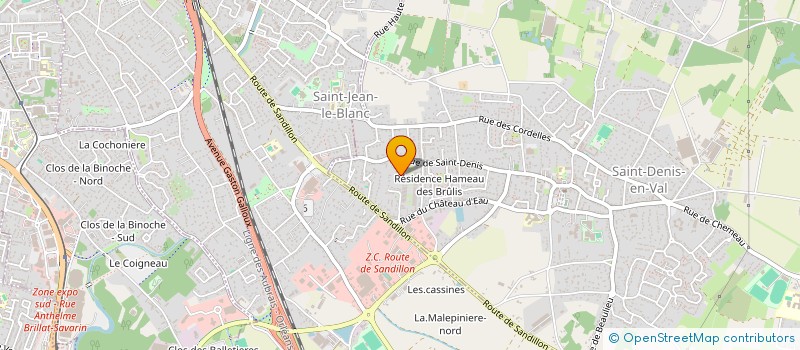 localisation de l'entreprise MADAME FREDERIQUE SOLON à SAINT-DENIS-EN-VAL