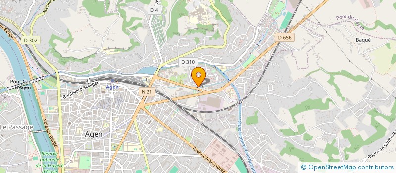 localisation de l'entreprise MADAME FREDERIQUE SORO  AGEN