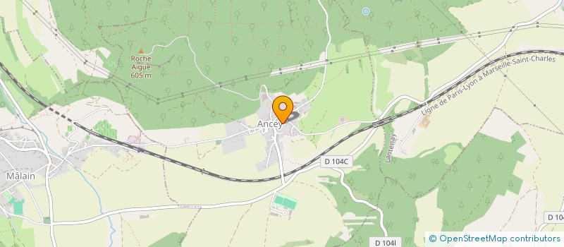 localisation de l'entreprise MADAME FREDERIQUE SOURON  ANCEY