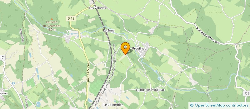 localisation de l'entreprise MADAME FREDERIQUE STEIN  GOURDON