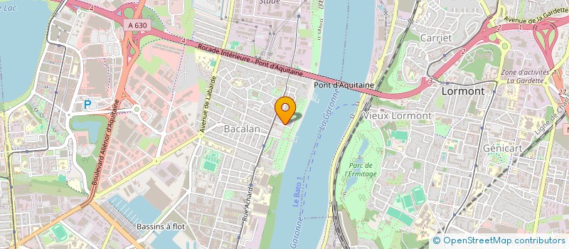 localisation de l'entreprise MADAME FREDERIQUE TATY  BORDEAUX