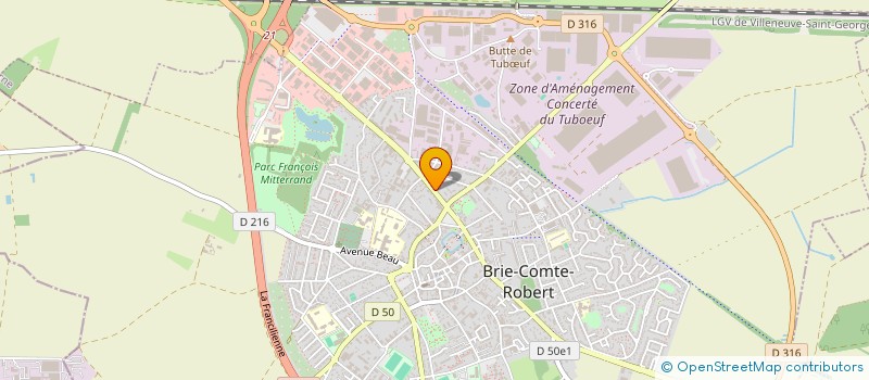 localisation de l'entreprise MADAME FREDERIQUE TAVEL  BRIE-COMTE-ROBERT