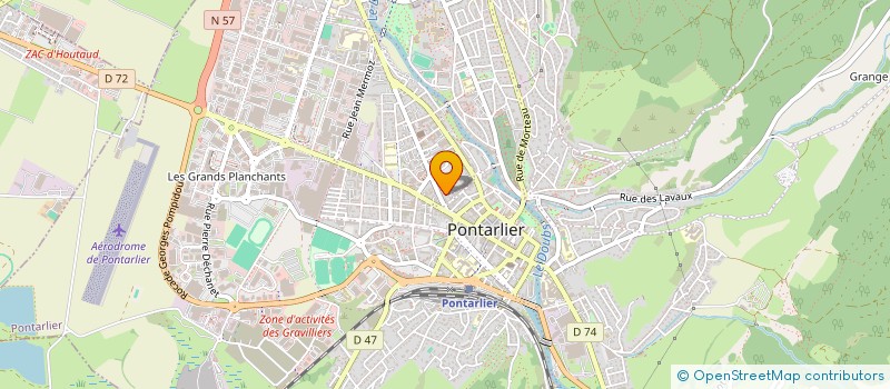 localisation de l'entreprise MADAME FREDERIQUE TERRADE à PONTARLIER
