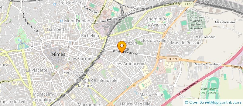 localisation de l'entreprise MADAME FREDERIQUE THEVENON  NIMES