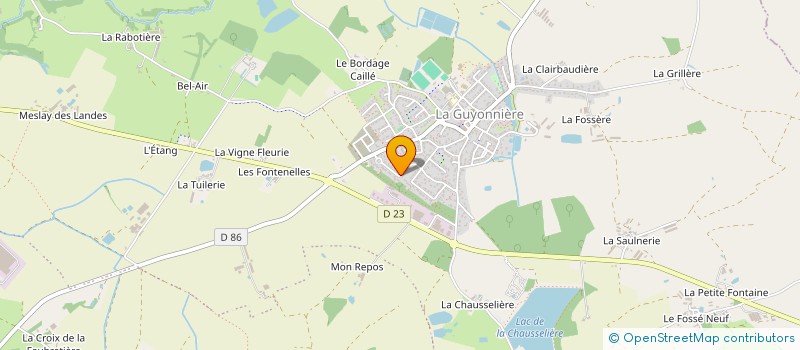 localisation de l'entreprise MADAME FREDERIQUE THIAULT à MONTAIGU-VENDEE