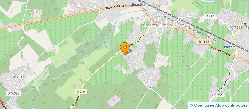 localisation de l'entreprise MADAME FREDERIQUE THIERRY  CASTRES-GIRONDE