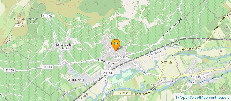 localisation de l'entreprise MADAME FREDERIQUE TINLOT à SANTENAY