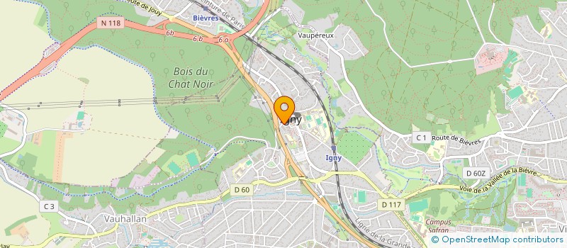 localisation de l'entreprise MADAME FREDERIQUE TOS  IGNY