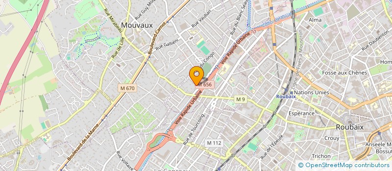 localisation de l'entreprise MADAME FREDERIQUE TREMELET  TOURCOING