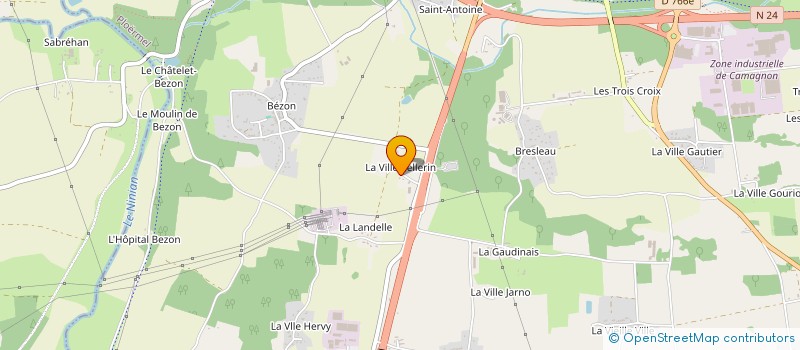 localisation de l'entreprise MADAME FREDERIQUE TRINCHESE à PLOERMEL