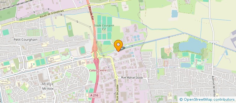 localisation de l'entreprise MADAME FREDERIQUE TSHILENGE  CALAIS