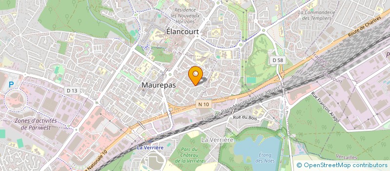 localisation de l'entreprise MADAME FREDERIQUE VALENTIN  MAUREPAS