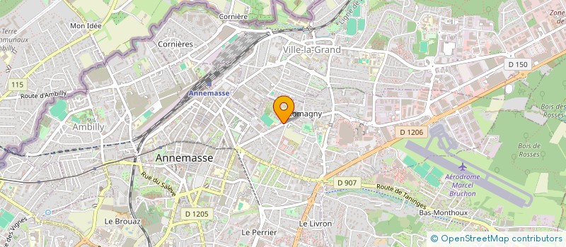 localisation de l'entreprise MADAME FREDERIQUE VAN DEN NOORTGAETE à ANNEMASSE