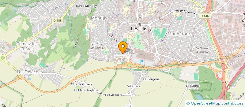 localisation de l'entreprise MADAME FREDERIQUE VARET à LES ULIS