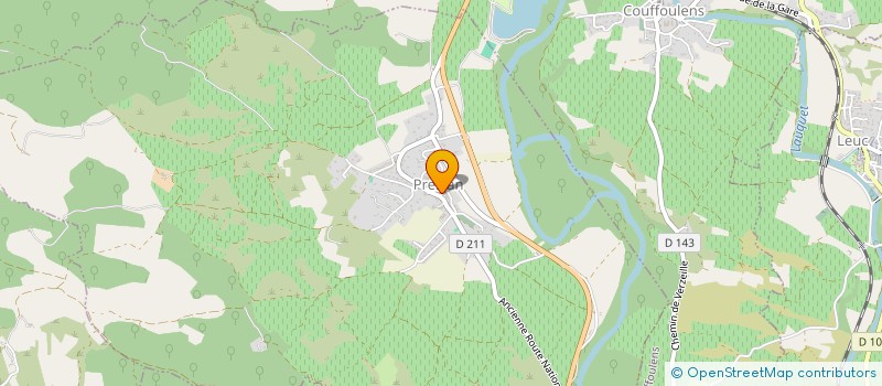 localisation de l'entreprise MADAME FREDERIQUE VARIN  PREIXAN