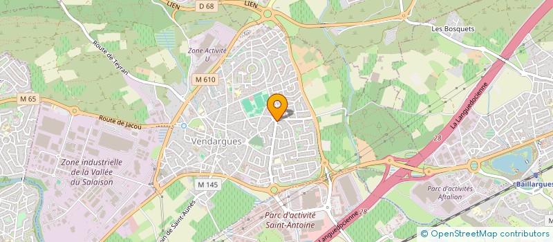 localisation de l'entreprise MADAME FREDERIQUE VASSEUR à VENDARGUES