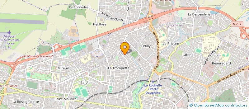 localisation de l'entreprise MADAME FREDERIQUE VAYSSIERES  LA ROCHELLE