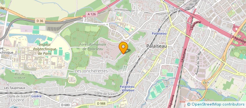 localisation de l'entreprise MADAME FREDERIQUE VERDIER  PALAISEAU