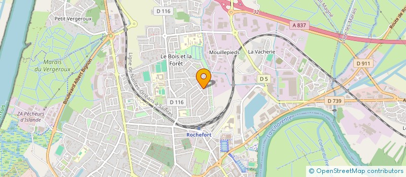 localisation de l'entreprise MADAME FREDERIQUE VERFAILLE  ROCHEFORT