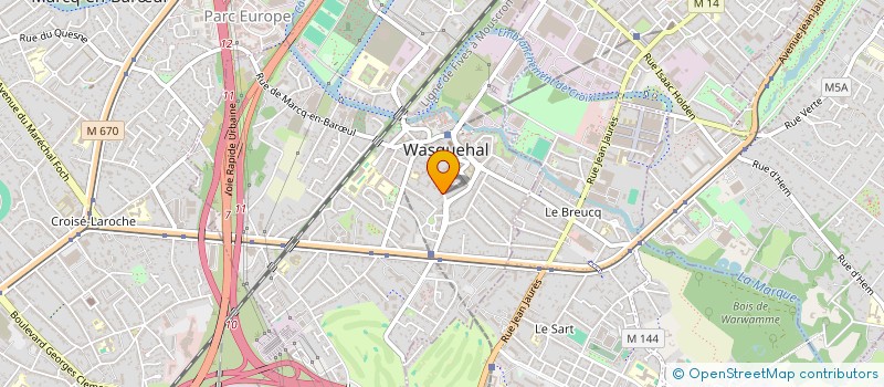 localisation de l'entreprise MADAME FREDERIQUE VERHELLE  WASQUEHAL