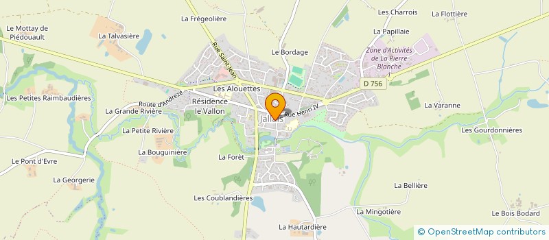 localisation de l'entreprise MADAME FREDERIQUE VERON COIRIER à BEAUPREAU-EN-MAUGES