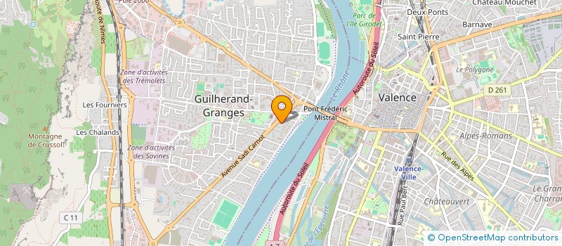 localisation de l'entreprise MADAME FREDERIQUE VEYRIER  GUILHERAND-GRANGES