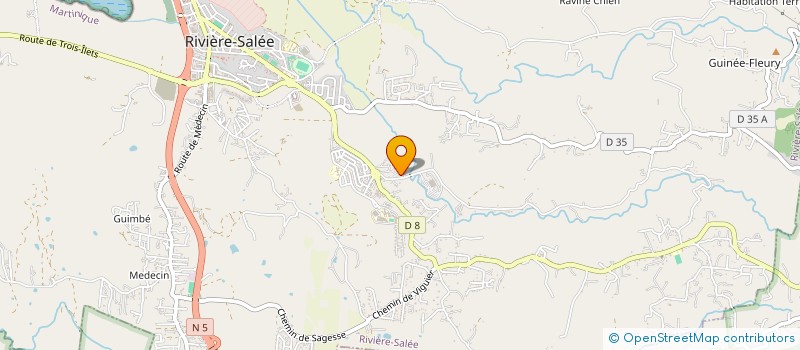 localisation de l'entreprise MADAME FREDERIQUE VIANO  RIVIERE-PILOTE