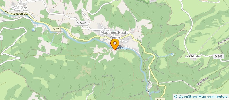 localisation de l'entreprise MADAME FREDERIQUE VIENNET  MOUTHIER-HAUTE-PIERRE