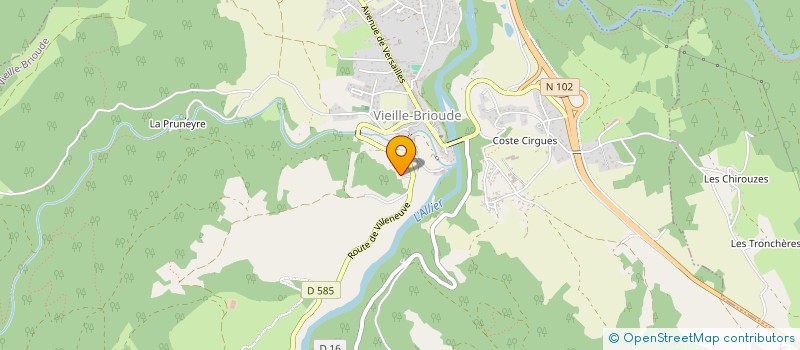 localisation de l'entreprise MADAME FREDERIQUE VIGOUROUX  CHANIAT