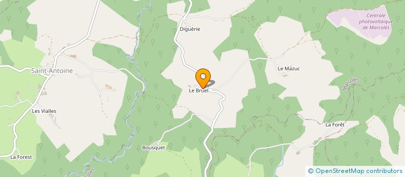 localisation de l'entreprise MADAME FREDERIQUE VILATTE à MARCOLES