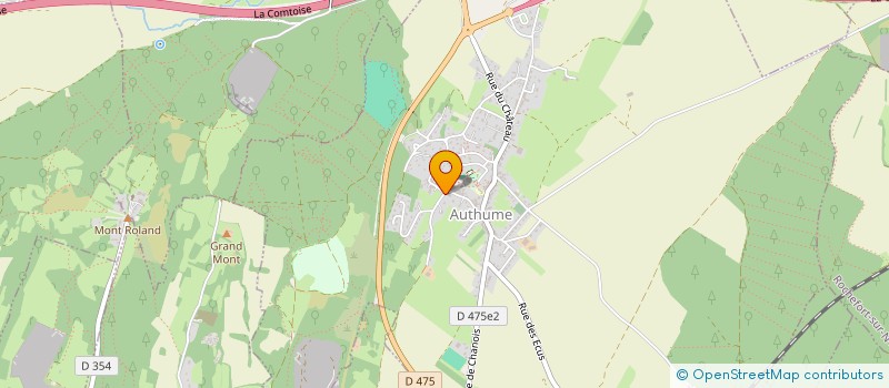 localisation de l'entreprise MADAME FREDERIQUE VINCENT  AUTHUME