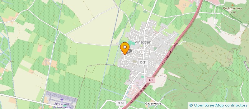 localisation de l'entreprise MADAME FREDERIQUE VITI  VINASSAN