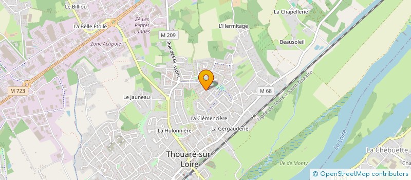 localisation de l'entreprise MADAME FREDERIQUE VOLPOET à THOUARE-SUR-LOIRE