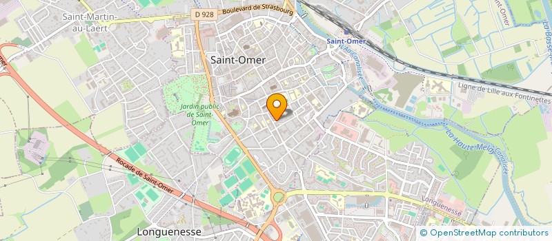 localisation de l'entreprise MADAME FREDERIQUE VUATTIER  SAINT-OMER