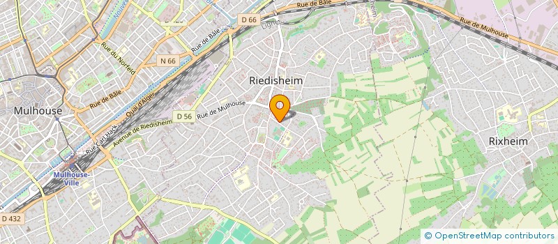 localisation de l'entreprise MADAME FREDERIQUE WALCH à RIEDISHEIM