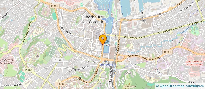 localisation de l'entreprise MADAME FREDERIQUE WITTEMBERG à CHERBOURG-EN-COTENTIN