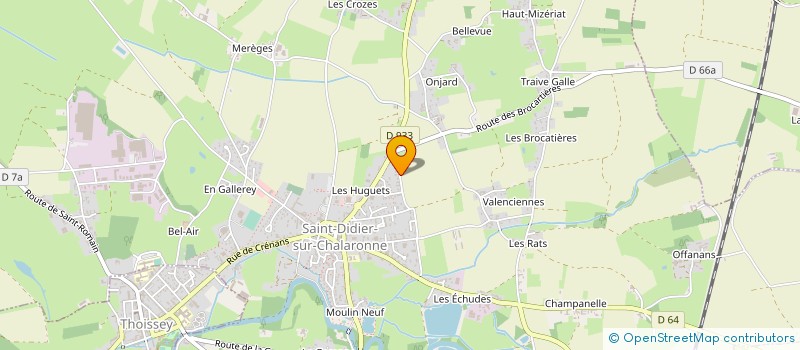 localisation de l'entreprise MADAME FREDERIQUE ZANA  SAINT-DIDIER-SUR-CHALARONNE