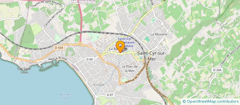 localisation de l'entreprise MADAME FREDERIQUE ZARB PAU à SAINT-CYR-SUR-MER