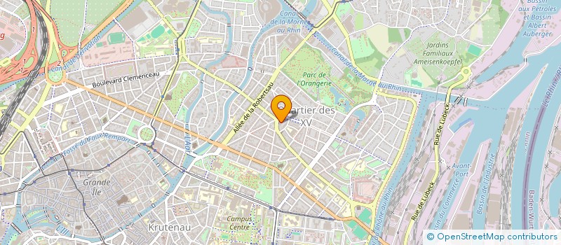 localisation de l'entreprise MADAME FREDERIQUE ZORN à STRASBOURG