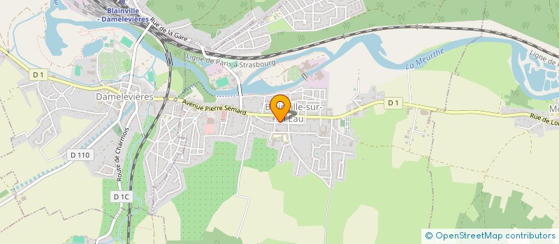 localisation de l'entreprise MADAME FREDIE MARIE  MONT-SUR-MEURTHE