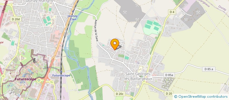 localisation de l'entreprise MADAME FREYA WITHEY à SAINT-GEORGES-LES-BAILLARGEAUX