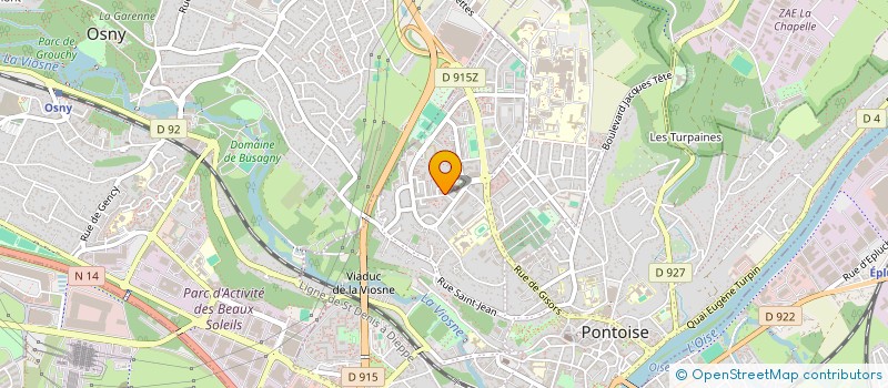 localisation de l'entreprise MADAME FREZE LERMER  PONTOISE