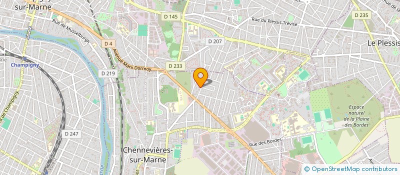 localisation de l'entreprise MADAME FRIDA GEVERTZ à CHENNEVIERES-SUR-MARNE