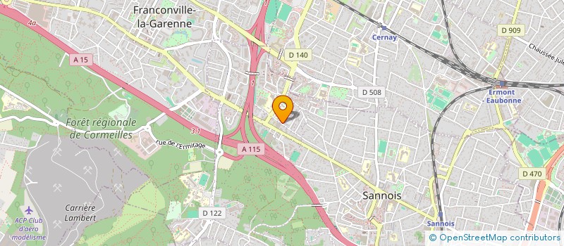 localisation de l'entreprise MADAME FRIDE NEGUE KAM à SANNOIS