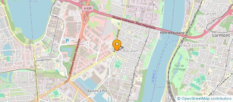 localisation de l'entreprise MADAME FRIEDERIKE HUDDE  BORDEAUX