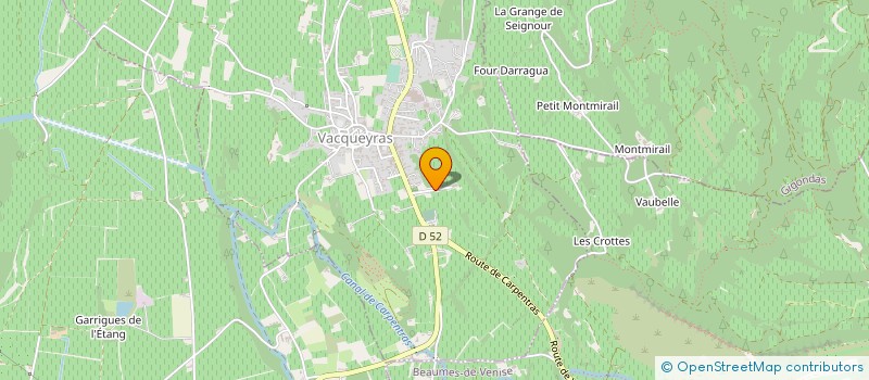 localisation de l'entreprise MADAME FRIEDERIKE RENNER  VACQUEYRAS