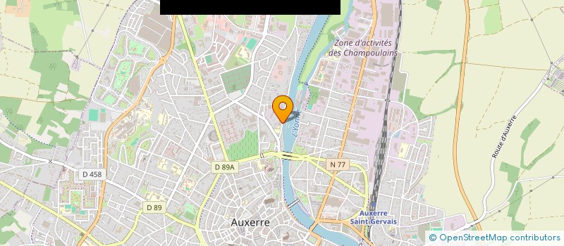 localisation de l'entreprise MADAME FRIEDLIND SCHULTE à AUXERRE