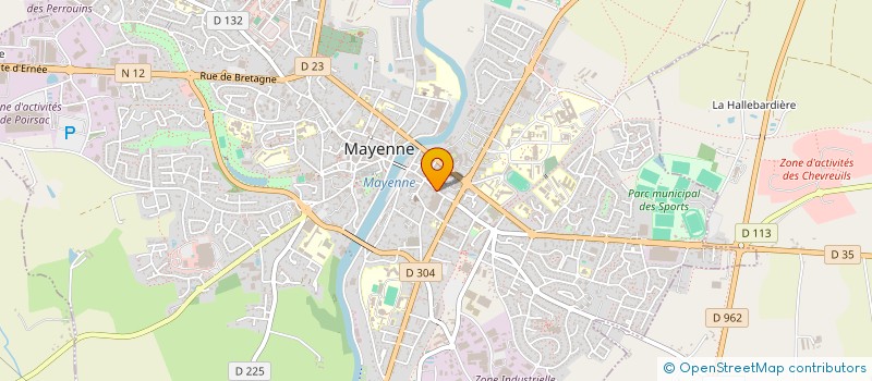 localisation de l'entreprise MADAME FRIKIA BOUFAROUA à MAYENNE