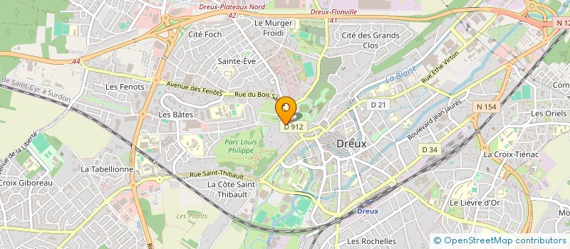 localisation de l'entreprise MADAME FRITE à DREUX